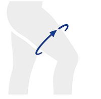 Procare 3 Panel Knee Splint universal post-op immobilizer