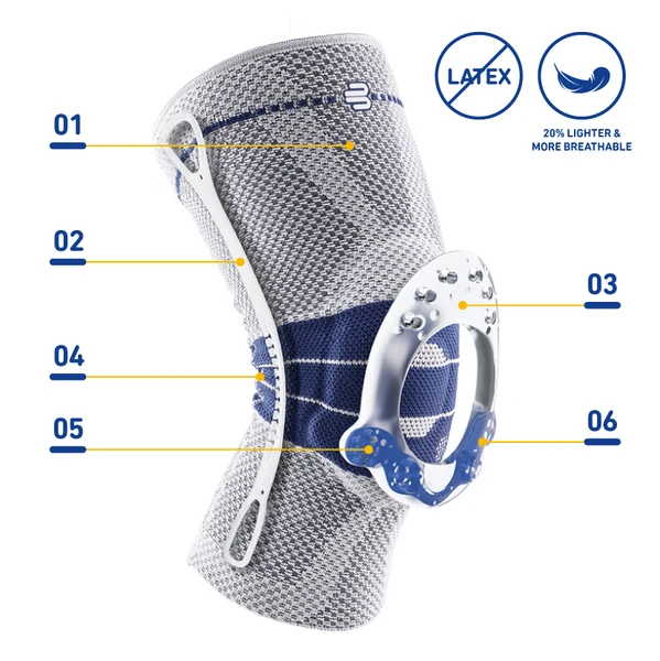 Bauerfeind GenuTrain Knee Support brace with Omega+ pad